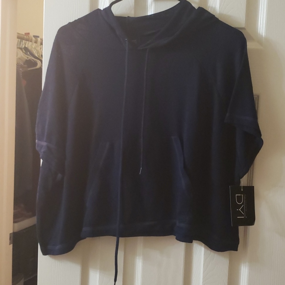 NWT DYI cropped hoodie